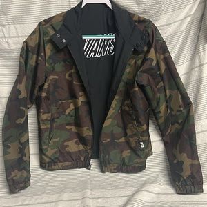 Vans reversible windbreaker jacket